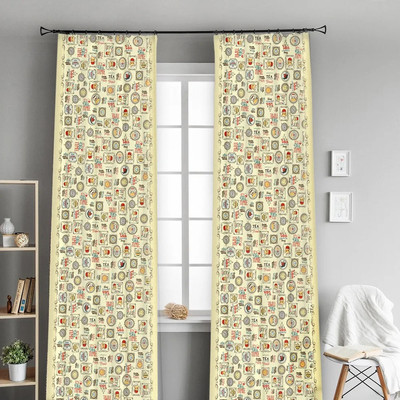 Комплект штор Домашняя мода Чаепитие (2шт, 148x260)