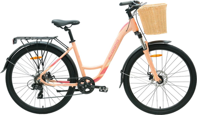 Велосипед Tech Team Scorpio 27.5 / NN013754 (17, персиковый/светло-коричневый, разобранный, в коробке)