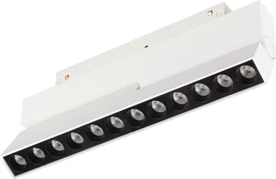 Трековый светильник Arlight MAG-ORIENT-LASER-FOLD-S230-12W Warm3000 WH 30deg / 035866(1)