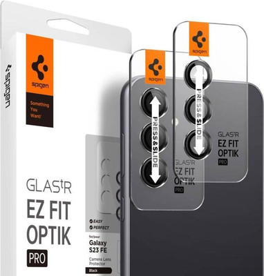 Набор защитных стекол для телефона Spigen Optik.tr Ez Fit Camera Protector для Galaxy S23 FE / AGL06987 (2шт, черный)