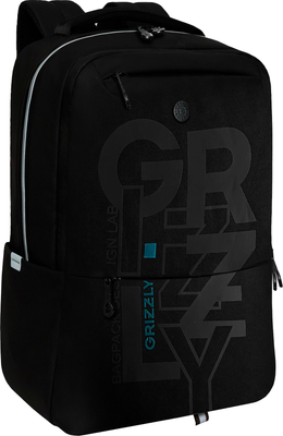 Рюкзак Grizzly RU-537-3 (черный/синий)