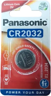 Батарейка Panasonic Lithium CR2032/1BP