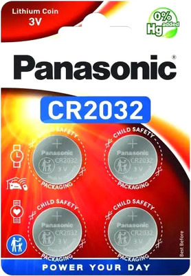 Комплект батареек Panasonic Lithium CR2032 BL4 (CR-2032EL/4B)