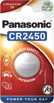 Батарейка Panasonic Lithium CR2450 BL1 (CR-2450EL/1B)