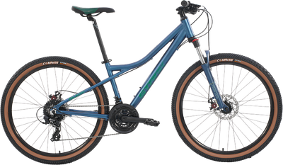 Велосипед STARK Slash 26.1 D 2025 (16, грозовой матовый/изумрудный, разобранный, в коробке)