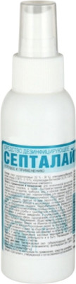 Дезинфицирующее средство Септалайт Жидкое с распылителем (100мл)