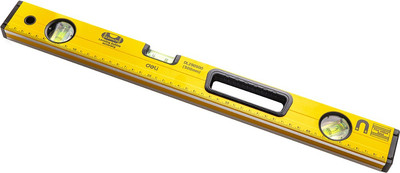 Уровень строительный Deli Пузырьковый / EDL290500 (500мм)