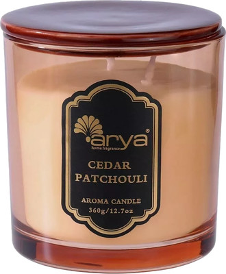 Свеча Arya Ароматическая Cedar Patchouli / 8680943254351 (янтарь)