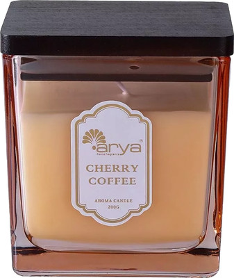 Свеча Arya Ароматическая Cherry Coffee / 8680943254290 (янтарь)
