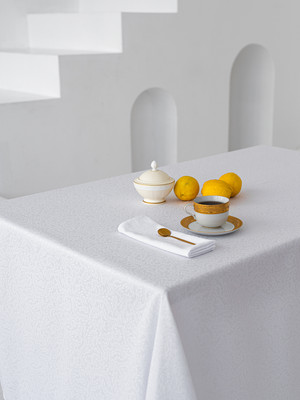 Комплект столового белья Rusdecor Журавинка (150x250, белый)