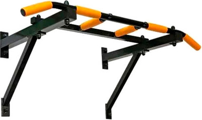 Турник Absolute Champion Aktiv Треххватный / АЧ 10108 (черный с желтыми ручками, разборный)