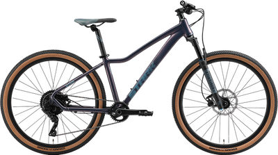 Велосипед STARK Viva 27.5 HD 2025 (13.5, фиолетовый матовый/темно-бирюзовый, разобранный, в коробке)