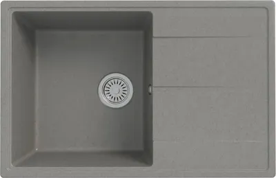 Мойка кухонная Teymi Hanna Smart 74х48 / T120118 (серый матовый)