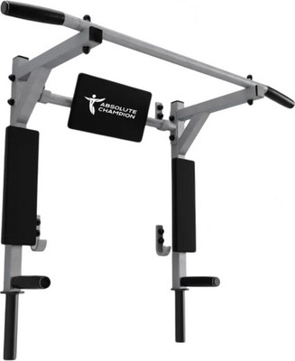 Турник-брусья Absolute Champion Атлант / АЧ13628 (графит с черными ручками)