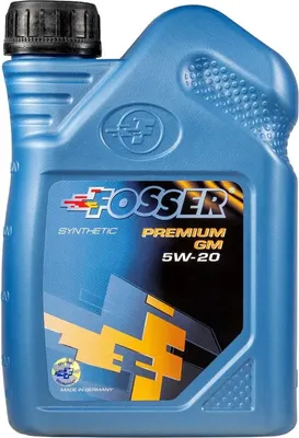Моторное масло Fosser Premium GM 5W20 / 10141l (1л)