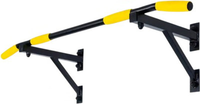 Турник Absolute Champion Aktiv Настенный / АЧ 9953 (черный с желтыми ручками, разборный)
