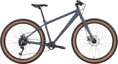 Велосипед STARK Tank 27.3 D+ 2025 (16, сине-серый матовый/черный, разобранный, в коробке)