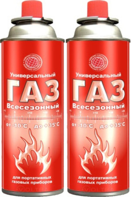 Газовый баллон туристический Сибиар Всесезонный 920320 (2шт)