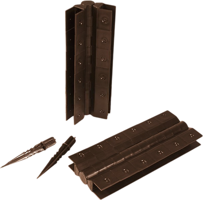 Комплект стыковочных элементов для грядки RusDecking 300мм / 00000020747 (коричневый)