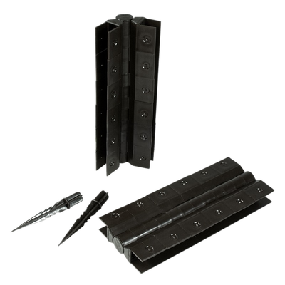 Комплект стыковочных элементов для грядки RusDecking 300мм / 00000024097 (черный)