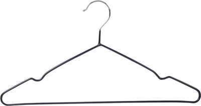 Набор металлических вешалок-плечиков Brabix Premium / 608467 (10шт, черный)