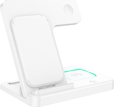 Зарядное устройство беспроводное Borofone BQ26 3в1 (белый)