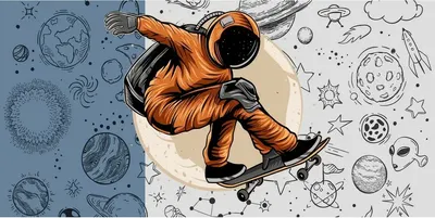 Фотообои листовые Citydecor Universe 39 (300x150см)