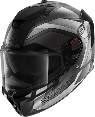 Мотошлем Shark Helmets Spartan GT Pro Ritmo Carbon Mat (XL, черный/серебристый/хром)