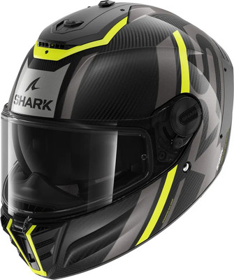 Мотошлем Shark Helmets Spartan RS Carbon Shawn (XXL, черный/желтый/антрацит)