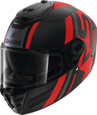 Мотошлем Shark Helmets Spartan RS Carbon Shawn Mat (XL, черный/антрацит/красный)