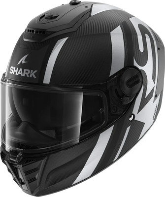 Мотошлем Shark Helmets Spartan RS Carbon Shawn Mat (XL, черный/серебристый)