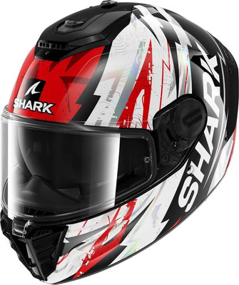 Мотошлем Shark Helmets Spartan RS Hibolt (L, черный/красный/белый)