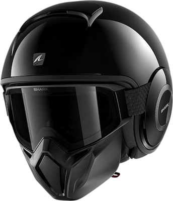 Мотошлем Shark Helmets Street Drak Blank (XS, черный)