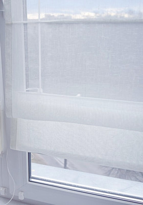 Римская штора Delfa Макси Natali / СШД-02М-214/001 (150x160, белый)