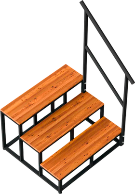 Лестница для купели Polarspa Термососна с поручнем