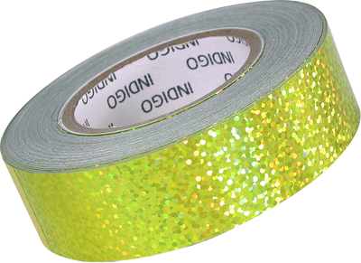 Обмотка для гимнастического снаряда Indigo Sport Crystal / IN392 (золото)