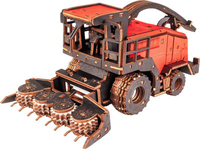 Комбайн игрушечный EWA Комбайн кормоуборочный цветной