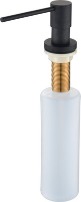 Дозатор встраиваемый в мойку ZORG DL black metallic