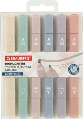 Набор маркеров Brauberg Morandi / 152514 (6цв)