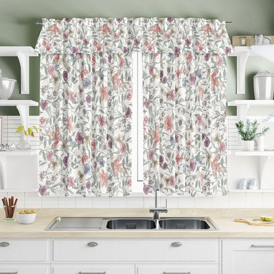 Комплект штор Домашняя мода Марина Дор (2 шторы 110х160, ламбрекен 326х34)