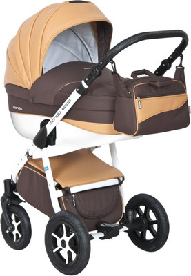 Детская универсальная коляска Expander Mondo Ecco (26/коричневый-оранжевый)
