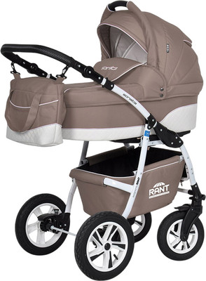 Детская универсальная коляска Rant Sonata 2 в 1 (04 бежевый/белый)