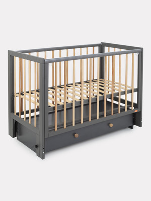 Детская кроватка Rant Indy Box / 780 (Moon Grey)