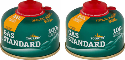 Газовый баллон туристический Tourist Standard TBR-100 (2шт)