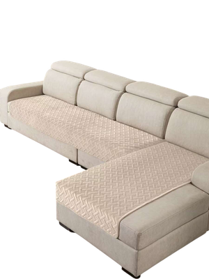 Комплект накидок на диван MATEX Дивандек / 65-791 (2шт, бежевый)