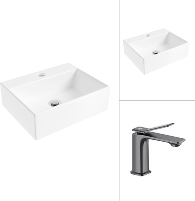 Умывальник со смесителем Lauter 21344 + Allure 21CK618QP