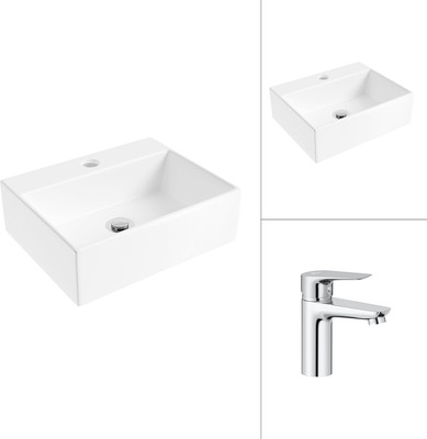 Умывальник со смесителем Lauter 21344 + Awe 21CK128C