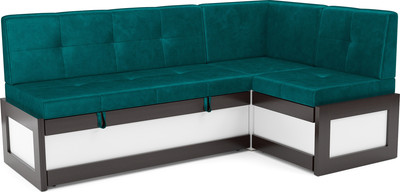Уголок кухонный мягкий Mebel-Ars Нотис 191х82х116 см / M11-27-2 (бархат сине-зеленый Star Velvet 43 Black Green)