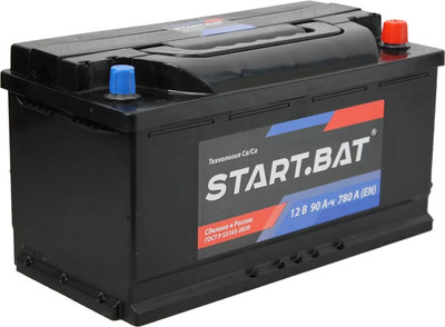 Автомобильный аккумулятор СтартБат 6СТ- 90 VLR Euro 780А (90 А/ч)