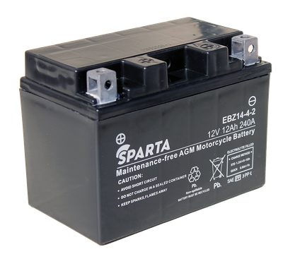 Мотоаккумулятор SPARTA EBZ14-4-2 (12 А/ч)